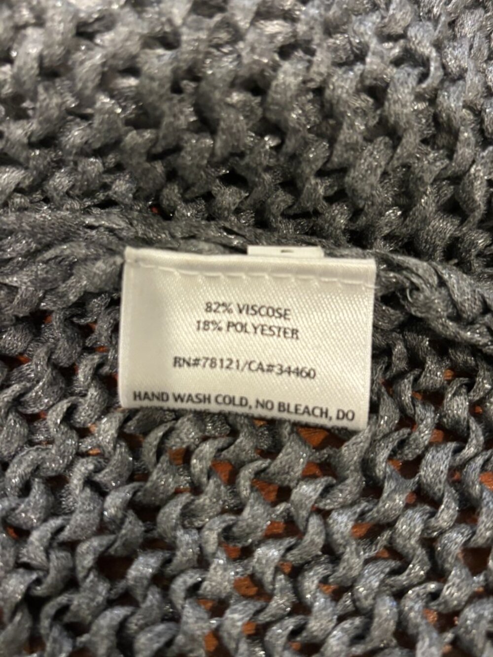 Eileen Fisher 2X Gray Hues Open Cardigan Women's Sweater - Picture 8 of 9